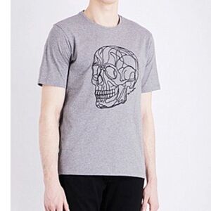 The Kooples M Skull Cotton Tee